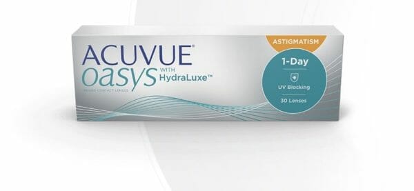 Acuvie OASYS with HydraLuxe 1-Day Astigmatism Contacts