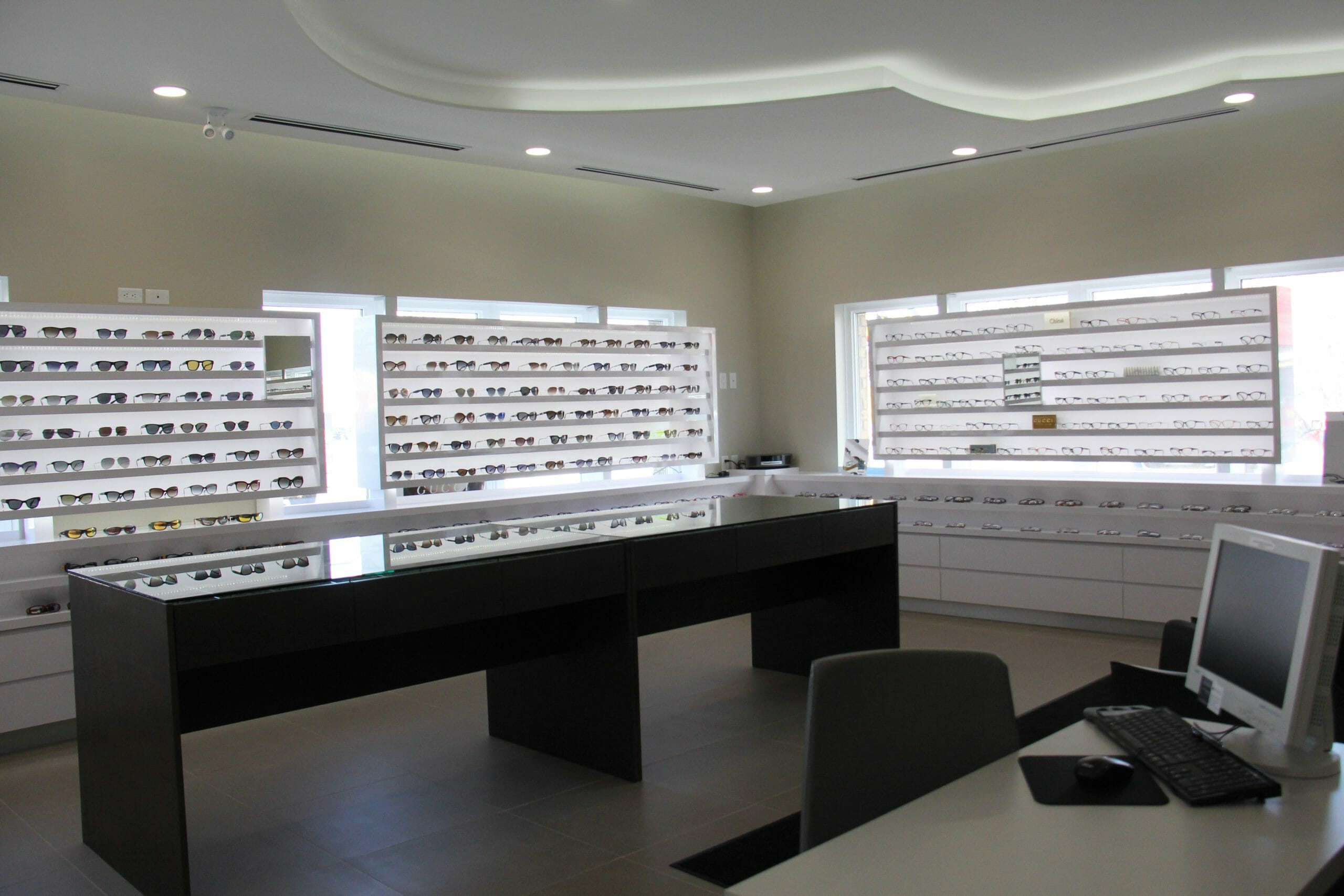 Unionville Optometry showroom in Markham ON