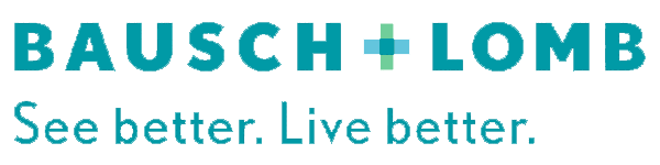 Bausch & Lomb logo - See better. Live better.