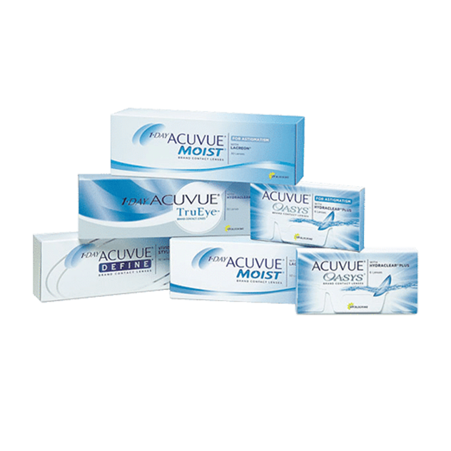 Samples of Acuvue content lens products